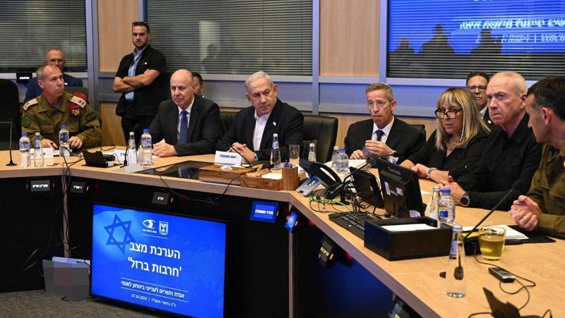 Premierul Benjamin Netanyahu și cabinetul de securitate al Israelului, Foto: AA/ABACA / Abaca Press / Profimedia