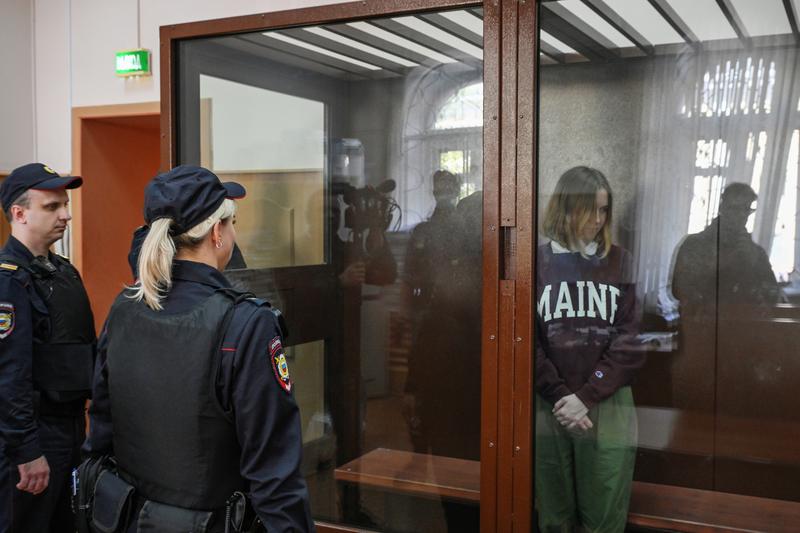 Daria Trepova, judecata pentru uciderea lui Vladlen Tatarski, Foto: Maksim Blinov / Sputnik / Profimedia