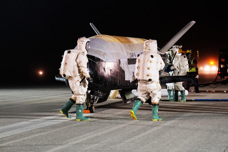 Drona spațială secretă X-37B a Statelor Unite, Foto: StfSgt. Adam Shanks/US Space Force/Boeing/SWNS / SWNS / Profimedia