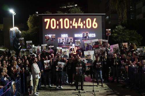 Manifestație la Tel Aviv pentru eliberarea ostaticilor, Foto: Leo Correa / AP / Profimedia