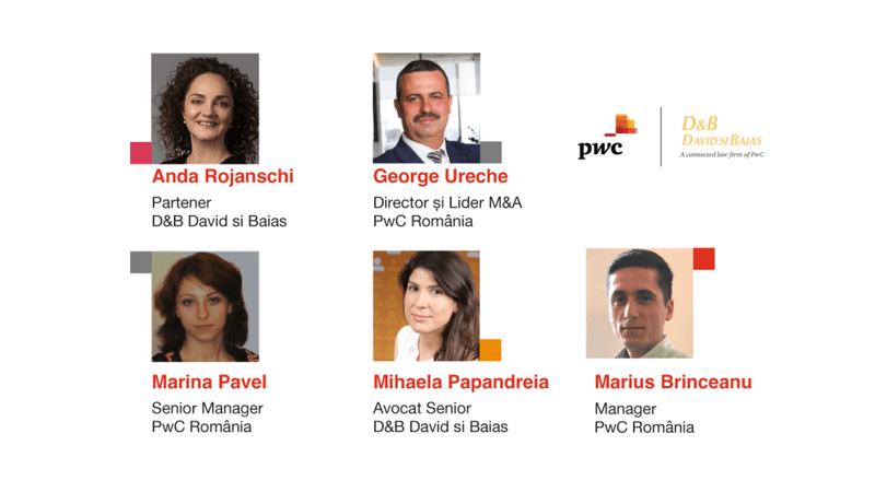 Anda Rojanschi, George Ureche, Marina Pavel, Mihaela Papandreia, Marius Brinceanu, Foto: PwC România