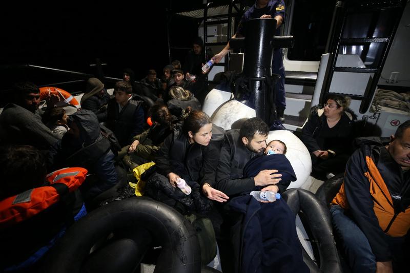 Migranti care au incercat sa ajunga din Turcia in Grecia, Foto: Mirac Kaya / AFP / Profimedia Images