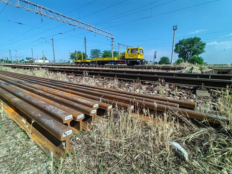 Lucrari feroviare si utilaje, Foto: CFR Infrastructura