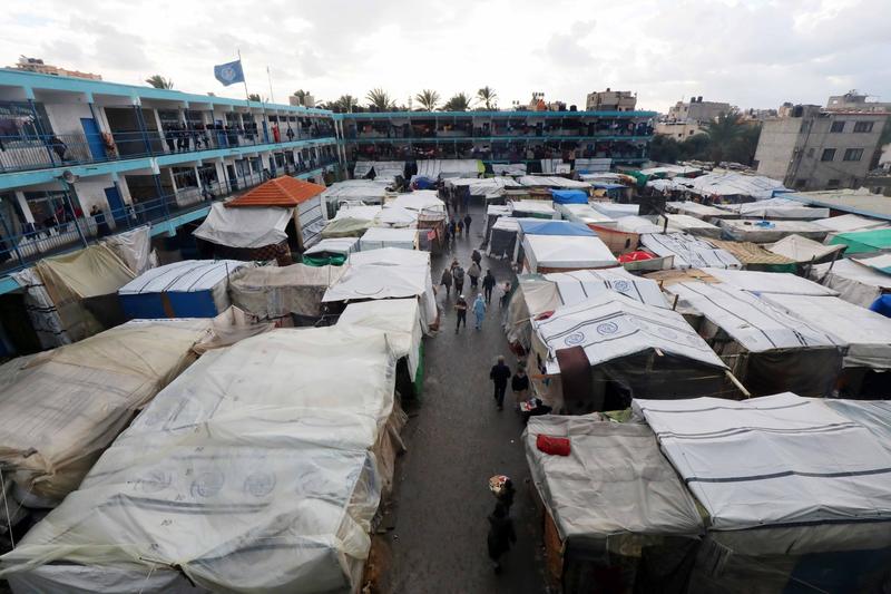 Tabără de refugiaţi palestinieni a UNRWA în Gaza, Foto: APAImages / Shutterstock Editorial / Profimedia