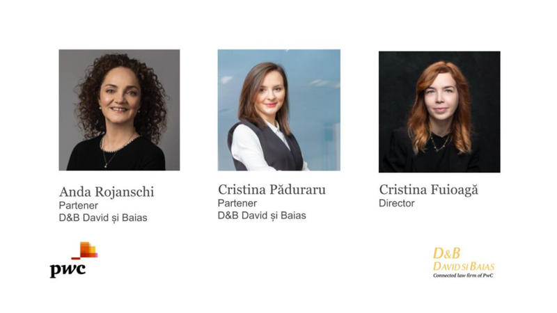 Anda Rojanschi, Cristina Păduraru, Cristina Fuioagă, Foto: PwC România