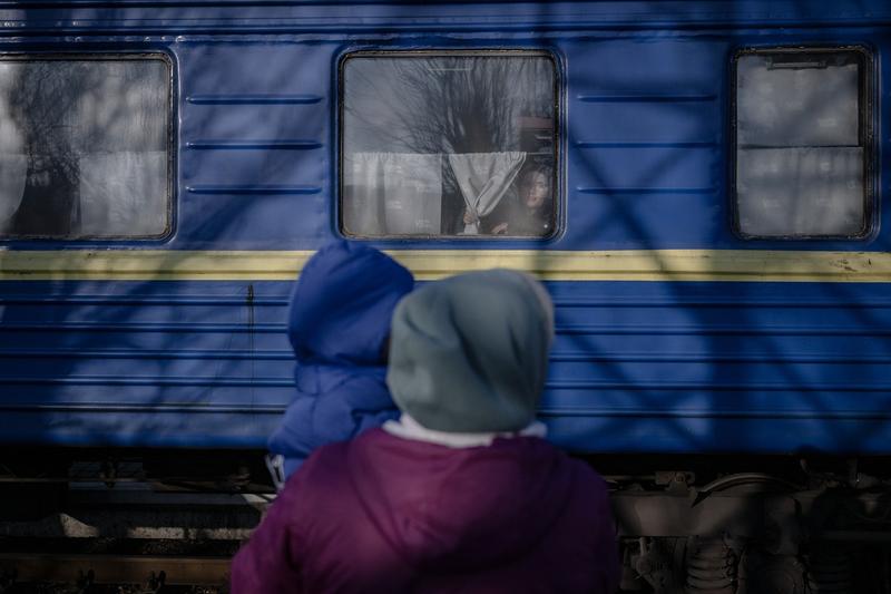 Război în Ucraina: Evacuare din regiunea Donețk, Foto: Ozge Elif Kizil / AFP / Profimedia