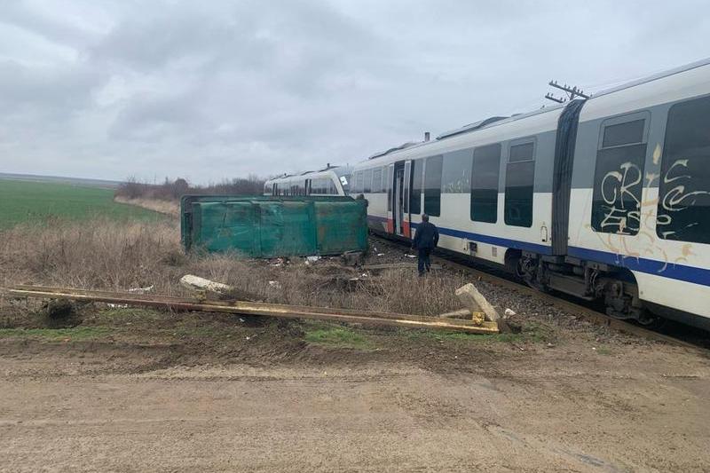 Accident feroviar în Olt, Foto: CFR