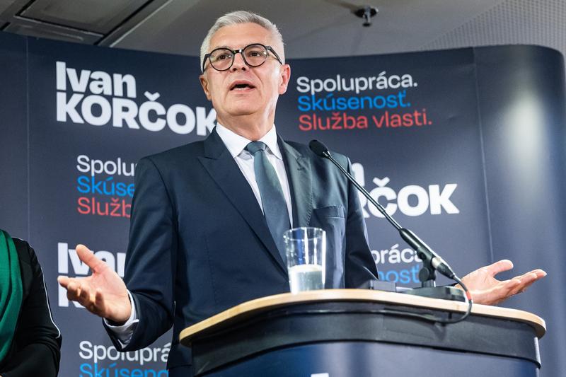 Ivan Korcok a câștigat clar primul tur al prezidențialelor din Slovacia, Foto: EMIL VAŠKO / News and Media / Profimedia