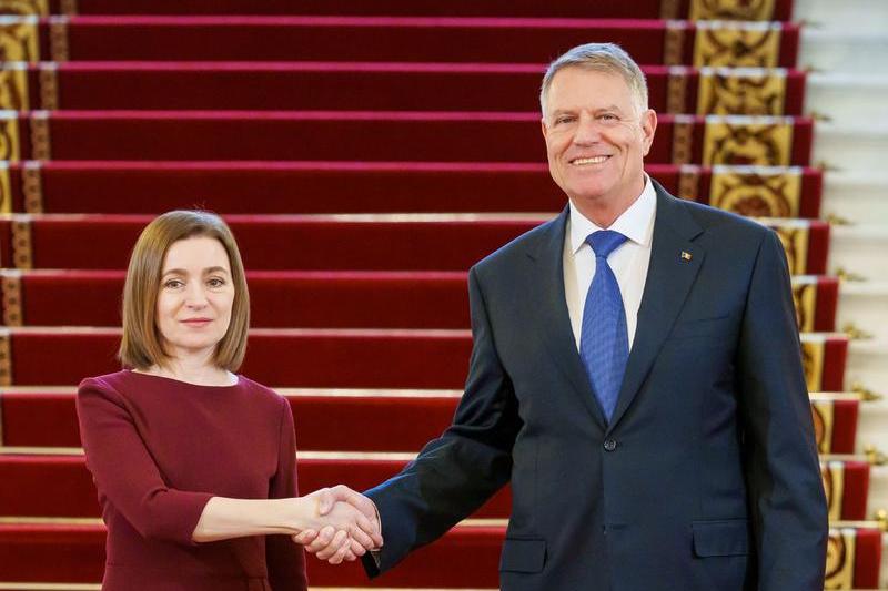 Klaus Iohannis si Maia Sandu, Foto: Administratia Prezidentiala