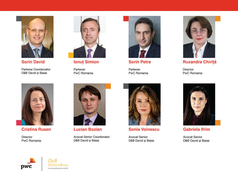 Echipa PwC România și D&B David și Baias, Foto: PwC România