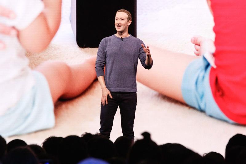 Mark Zuckerberg la o prezentare, Foto: Amy Osborne / AFP / Profimedia Images