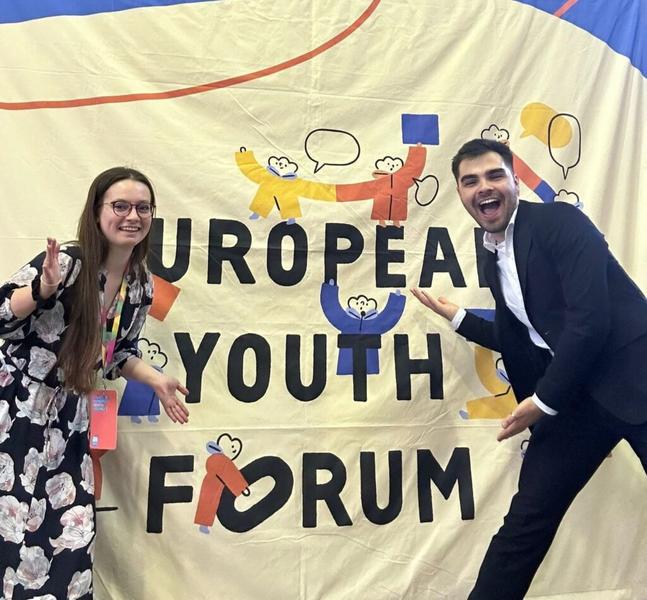 Rareș Voicu și Andreea Scrioșteanu, Foto: Ministerul Familiei, Tineretului și Egalității de Șanse