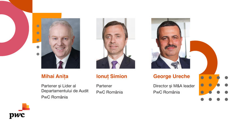 Mihai Anița, Ionuț Simion, George Ureche, Foto: PwC România