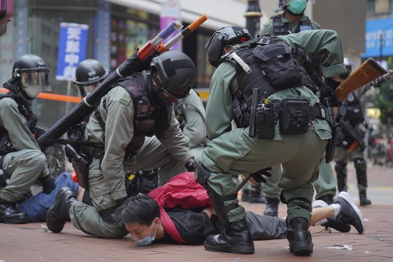 Arestari in Hong Kong, Foto: Vincent Yu / Associated Press / Profimedia Images