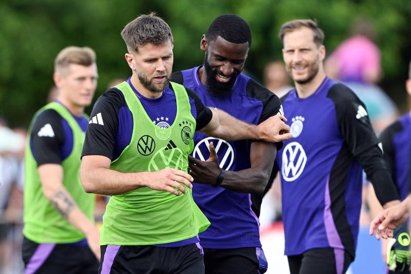 Naționala de fotbal a Germaniei la antrenament , Foto: FEDERICO GAMBARINI / AFP / Profimedia