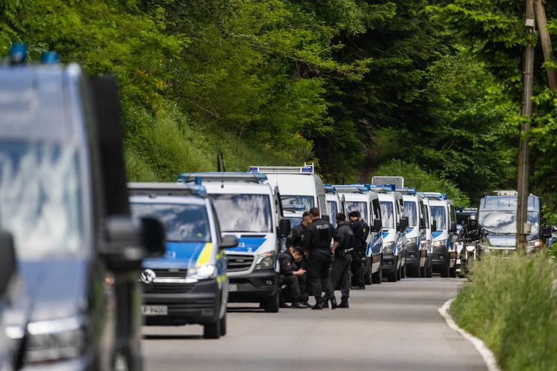 Razie a politiei germane, Foto: Philipp von Ditfurth / DPA / Profimedia