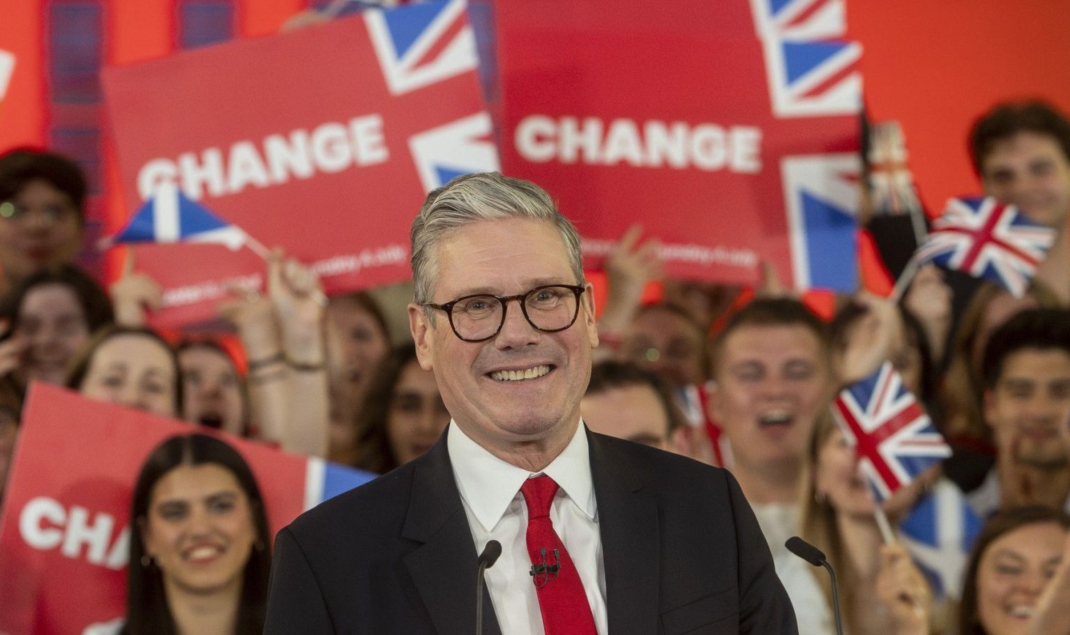 Keir Starmer, noul premier britanic. FOTO: Jeff Moore / PA Images / Profimedia