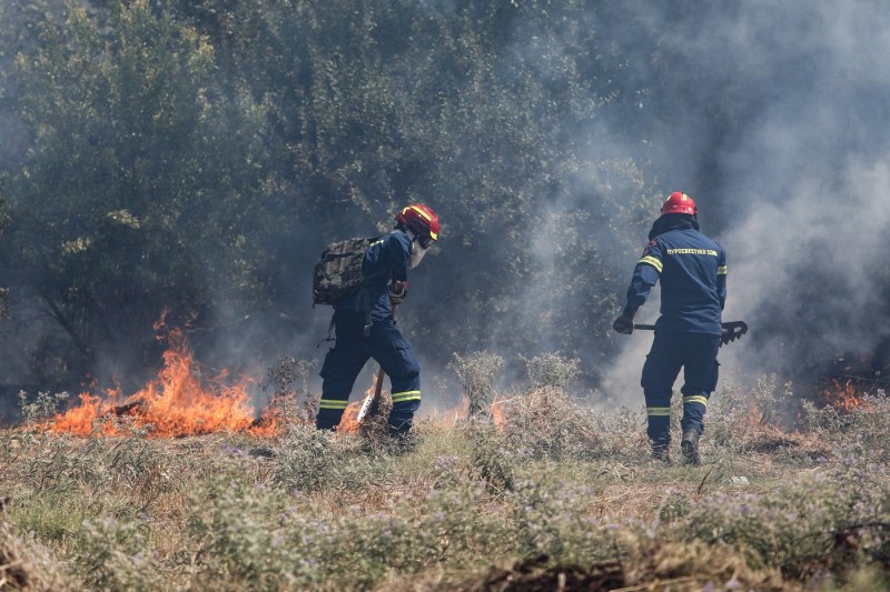 Grecia emite o alertă pentru risc ridicat de incendii. Pompierii se confruntă cu focare în mai multe zone ale țării