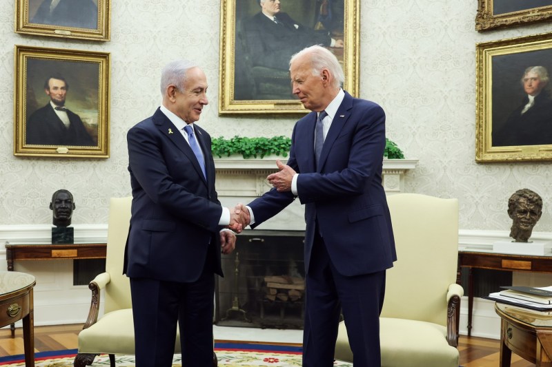 Biden s-a întâlnit cu Netanyahu, în încercarea de a-l convinge să ajungă la un armistiţiu în Gaza