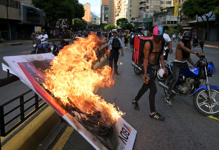 Proteste în Venezuela / Foto: YURI CORTEZ / AFP / Profimedia
