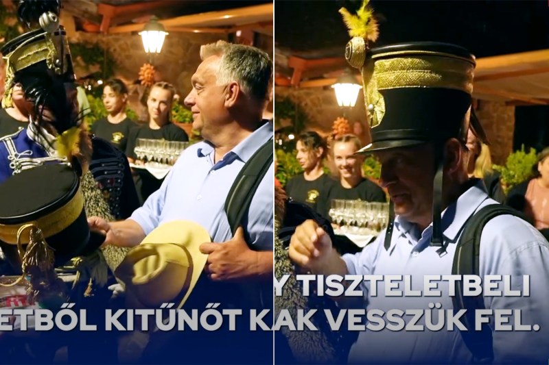 VIDEO Viktor Orban, cu caschetă de husar la sosirea în România. „Cer darul înțelepciunii de la Sfântul Duh pentru el”
