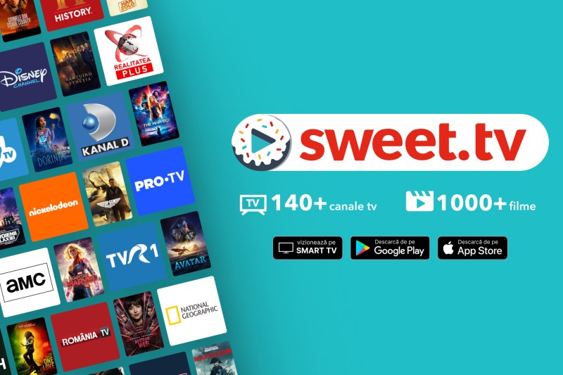 Tot conținutul TV favorit într-un singur loc – SWEET.TV îți oferă canale TV de top și premiere cinematografice!