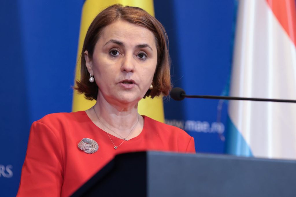 Luminița Odobescu, ministrul de Externe. Foto: INQUAM Photos / George Călin