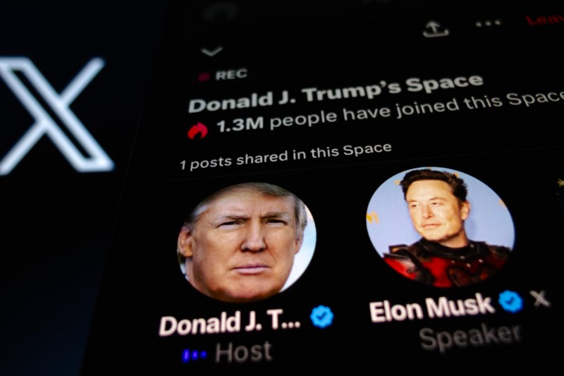 Interviul lui Donald Trump cu Elon Musk a avut loc luni pe platforma X, după o întârziere tehnică. Foto: Andre M. Chang / Zuma Press / Profimedia