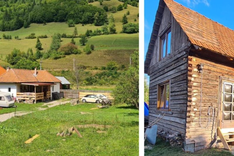 Construită în 1958, dar nelocuită de mulți ani în momentul în care au cumpărat-o, casa avea potențial.