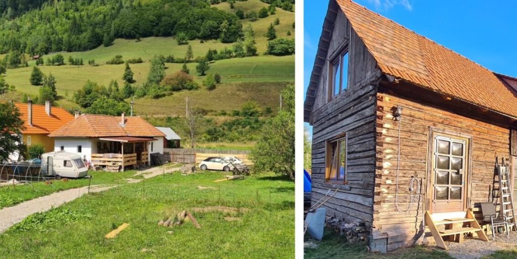 Construită în 1958, dar nelocuită de mulți ani în momentul în care au cumpărat-o, casa avea potențial.