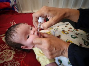 Copiii din Gaza primesc vaccin antio-polio / FOTO AA/ABACA / Abaca Press / Profimedia