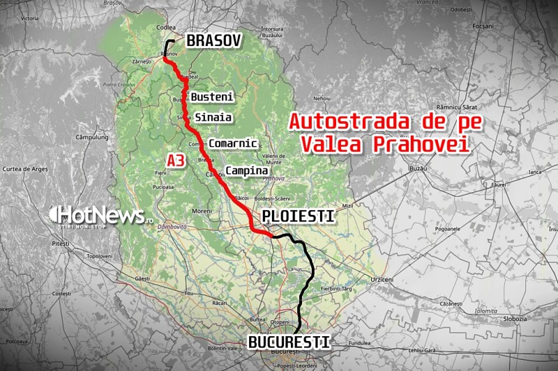 Autostrada de pe Valea Prahovei s-a blocat, din nou, la stadiul de hârtii. Niciun foraj în zona montană / Ce termen realist există pentru primii kilometri din Comarnic – Brașov