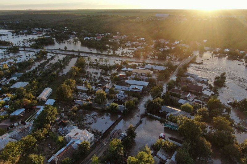 FOTO/VIDEO Imagini filmate din dronă cu dimensiunea dezastrului din județul Galați