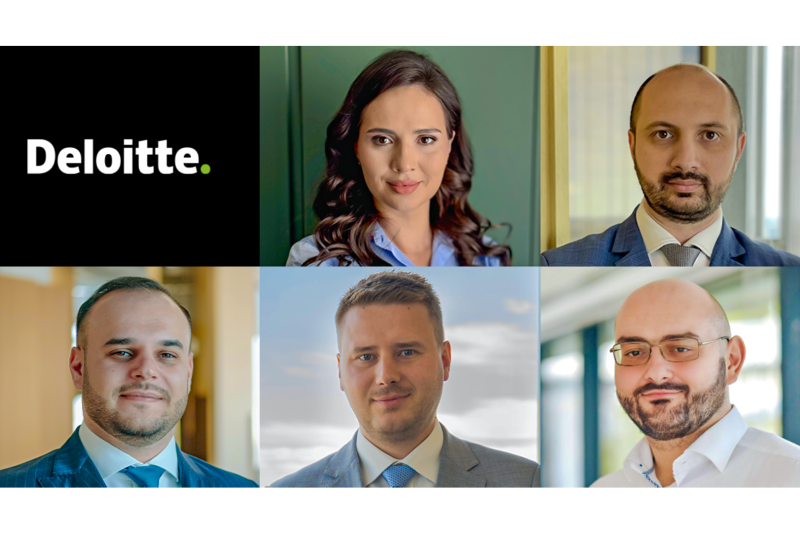 Deloitte România promovează la nivelul de director cinci profesioniști din departamentele de audit și servicii conexe, servicii fiscale și servicii suport