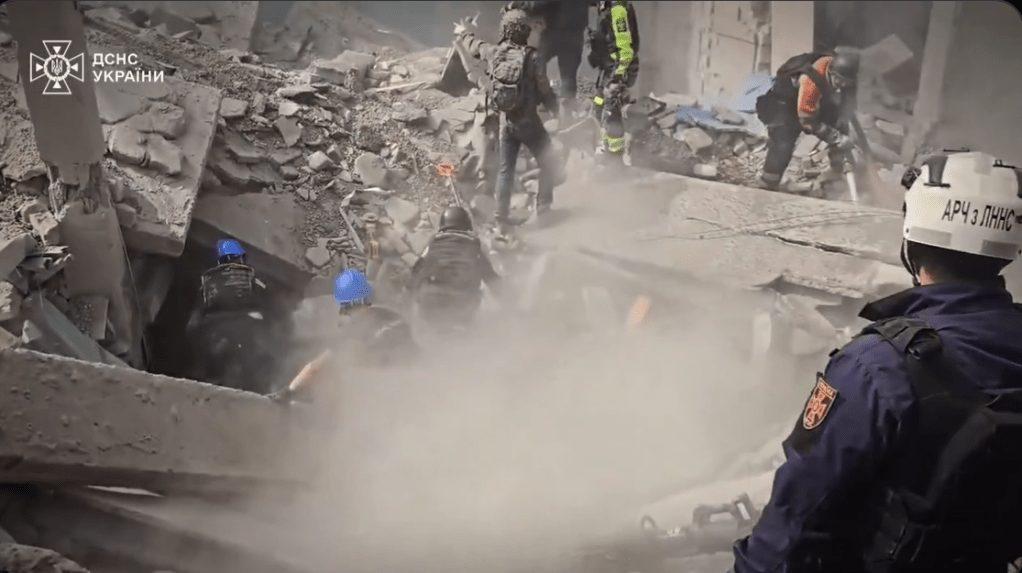 Rusia a lansat mai multe atacuri pe 1 septembrie asupra Harkovului / FOTO: Captură video Twitter