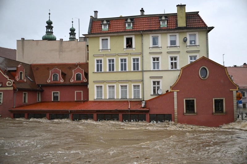 Inundații în Polonia. Foto: Maciej Kulczynski / PAP / Profimedia