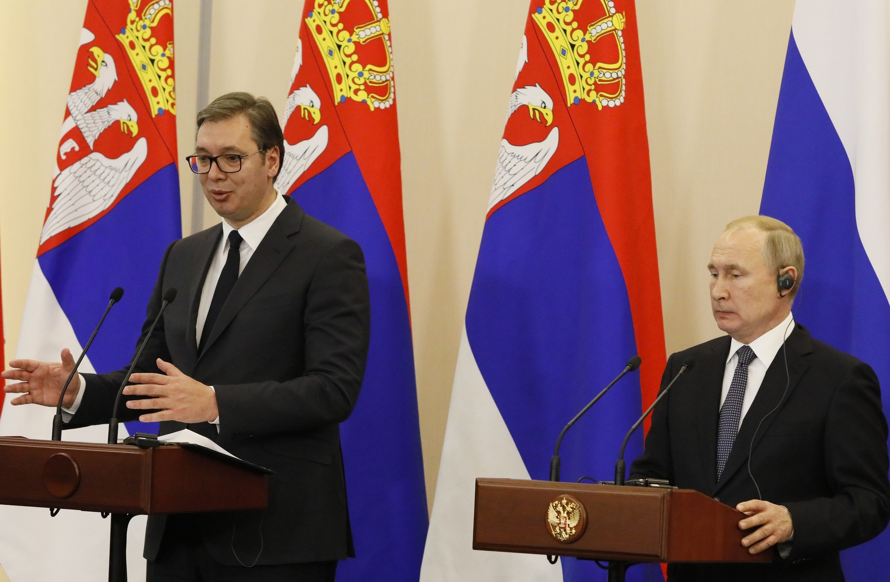 Aleksandar Vucic îl refuză pe Putin și anunță că nu va participa la summitul BRICS: „Avem oaspeți importanți din străinătate”