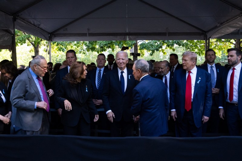 VIDEO Joe Biden, Kamala Harris, Donald Trump și J.D. Vance, împreună la evenimentul de comemorare 9/11