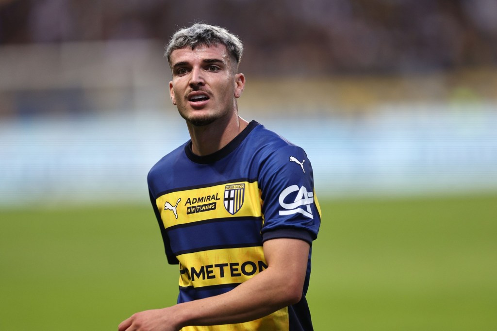 Valentin Mihailă, în meciul Parma - Udinese (2-3) din 16 septembrie. Foto: Profimedia