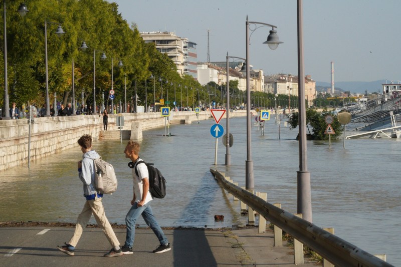 Inundații în Budapesta / Foto: Attila Volgyi / Xinhua News / Profimedia