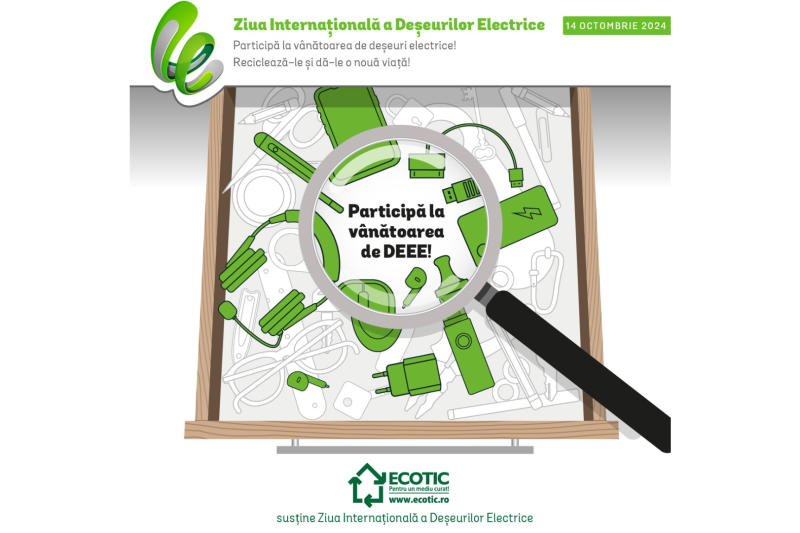 Participă la vânătoarea de deșeuri electrice! Recuperează-le, reciclează-le și dă-le o nouă viață!