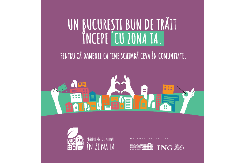 Oamenii care se implică pentru un București mai bun de trăit: 10 inițiative civice rezolvă probleme de mediu din zona lor, cu finanțare de până la 15.000 de euro fiecare, prin Platforma de mediu pentru București