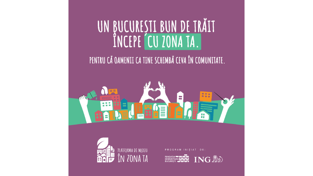 Oamenii care se implică pentru un București mai bun de trăit: 10 inițiative civice rezolvă probleme de mediu din zona lor, cu finanțare de până la 15.000 de euro fiecare, prin Platforma de mediu pentru București