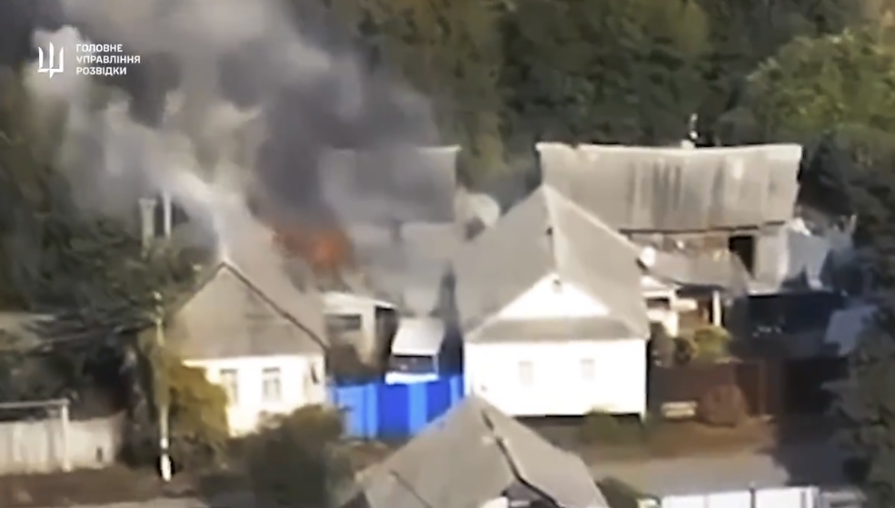 atacurile cu drone ale Ucrainei asupra rusilor in Kursk / FOTO: Captură video