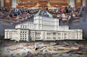 Parlamentul României. Colaj: Ion Mateș / Hotnews. Surse foto: Dreamstime, Shutterstock
