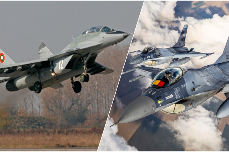 Avioanele de luptă de pe flancul sud-est al NATO. De ce România e dată ca exemplu în Bulgaria / Comparația între două țări vecine 