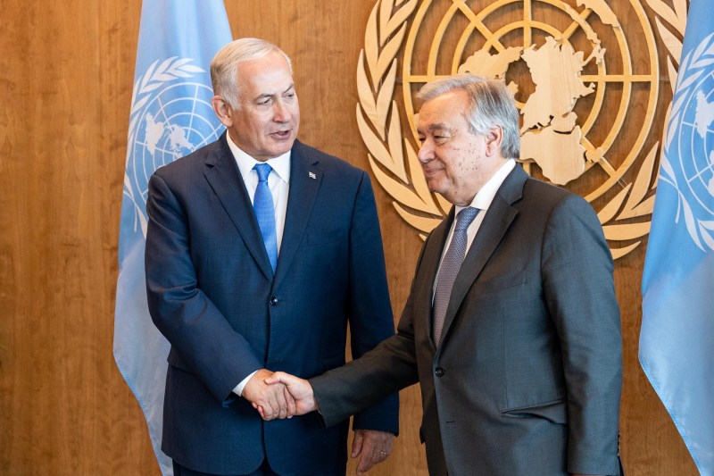 Israelul l-a declarat „persona non grata” pe șeful ONU, Antonio Guterres: „Sprijină teroriștii  și criminalii de la Hamas”