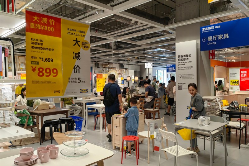 IKEA cere guvernului chinez să arunce mai mulți bani pe piață pentru a stimula „ușor” cumpărăturile