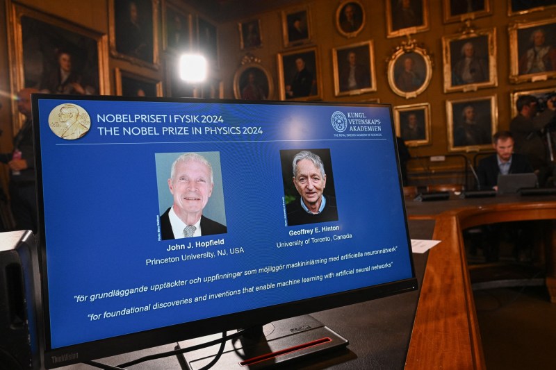 Cercetătorii John Hopfield și Geoffrey Hinton au câștigat Premiul Nobel pentru Fizică în 2024. Foto: Profimedia