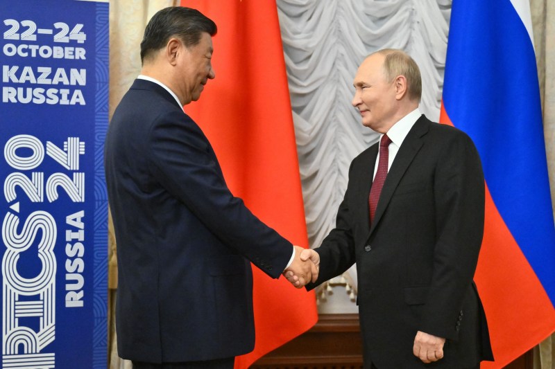 Xi Jinping și Vladimir Putin la BRICS / foto: AA/ABACA / Abaca Press / Profimedia